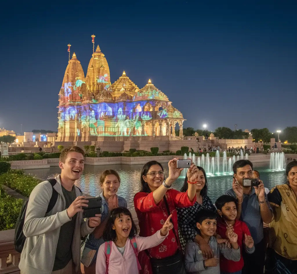 Akshardham Temple Tour With Light Show Delhi - Tour Thumbnail Image
